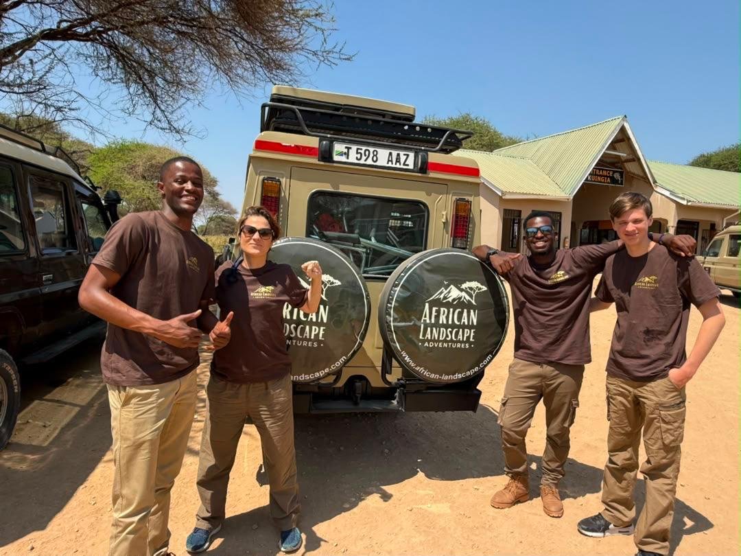 Guests enjoying a wildlife safari in Tanzania